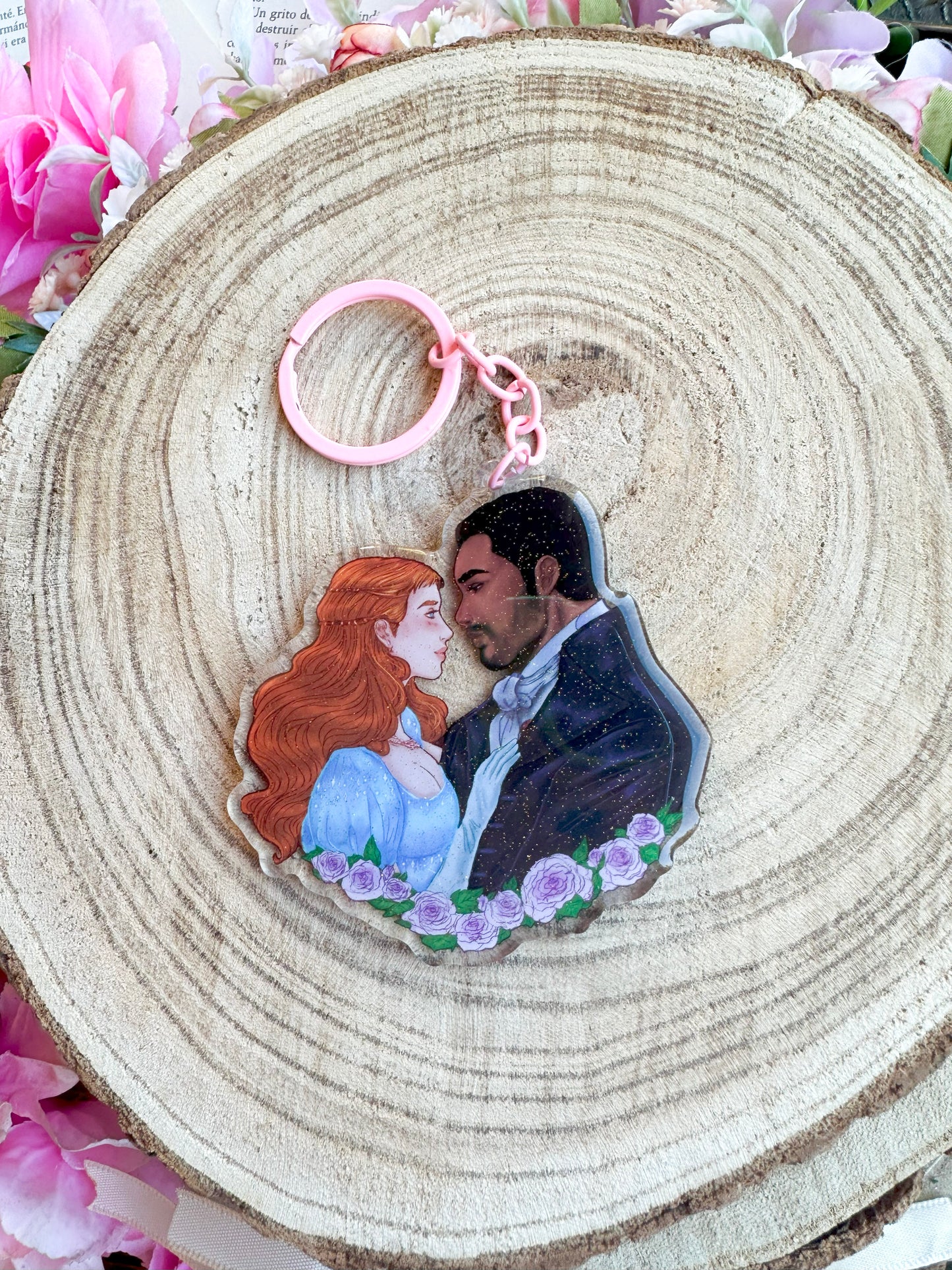 ELRIEL - Azriel & Elain - ACOMAF - ACOWAR - A Court of Thorns and Roses inspired transparent acrylic keychain