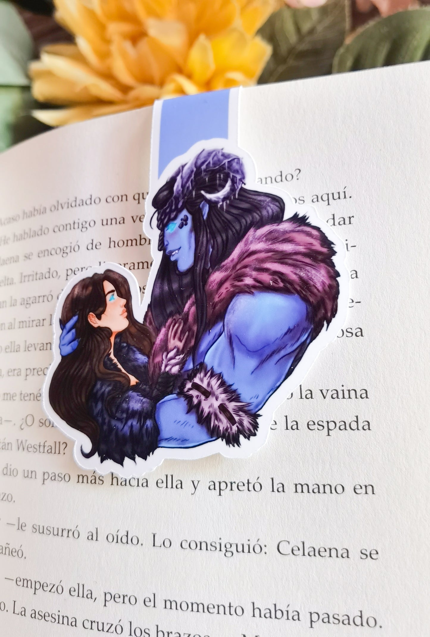 Marcapáginas Magnético: Vektal y Georgie de Ice Planet Barbarians
