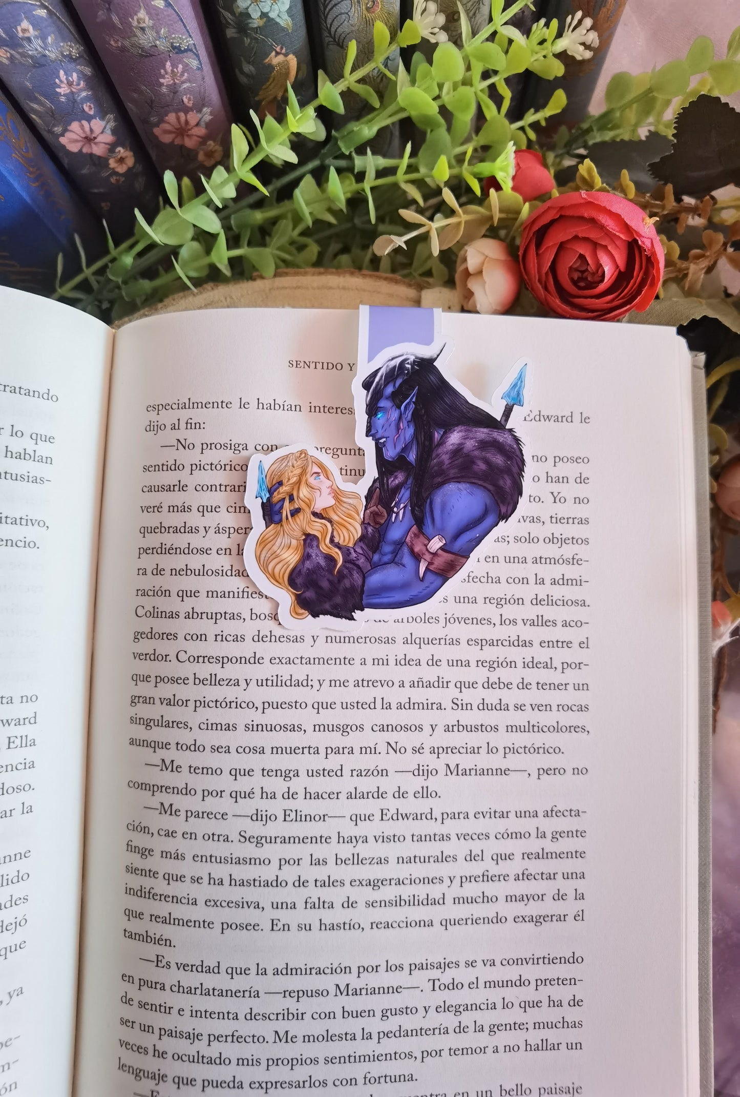Magnetic Bookmark: Liz and Raahosh from Barbarian Mine
