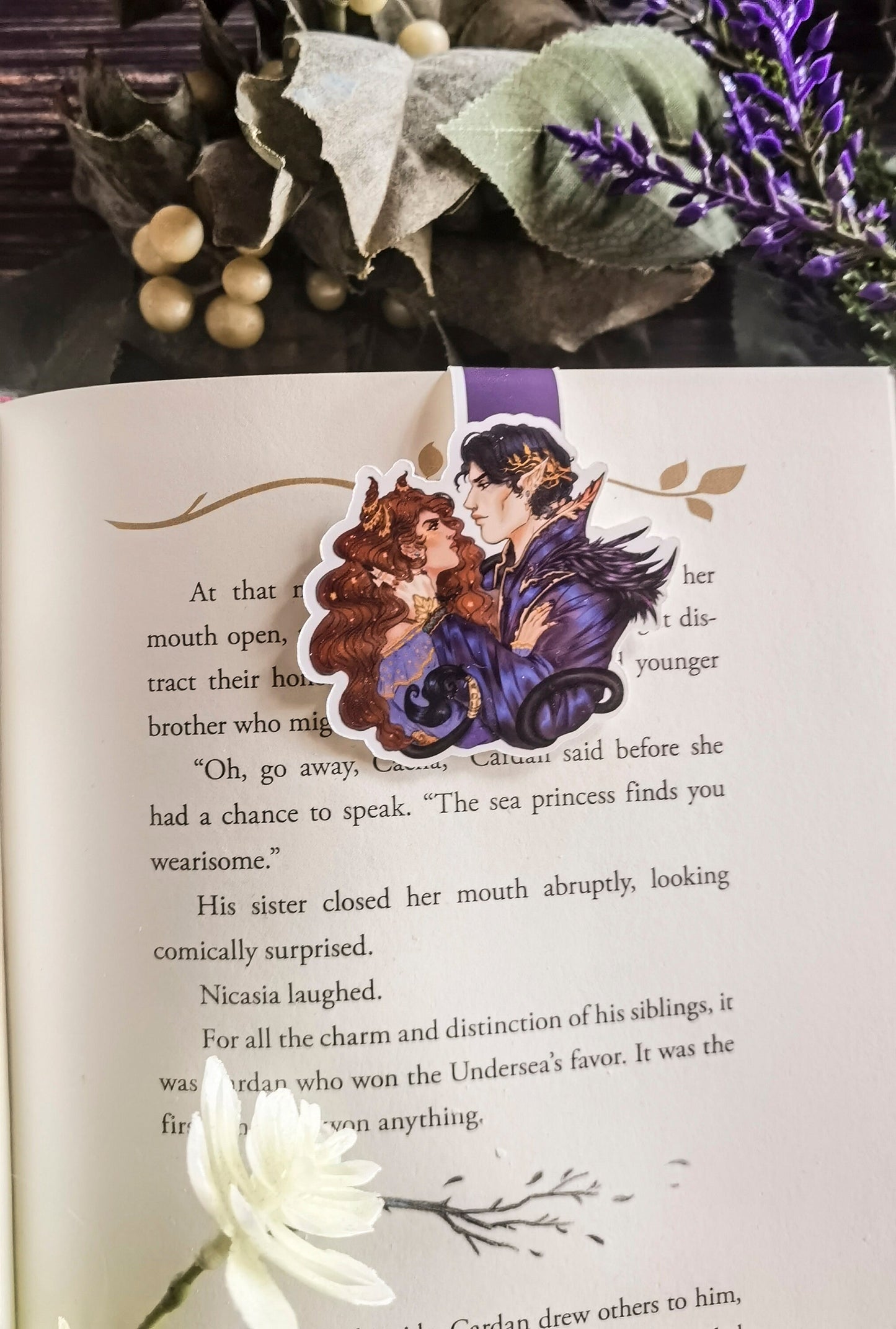 JURDAN - Cardan & Jude The Cruel Prince inspired Magnetic Bookmark