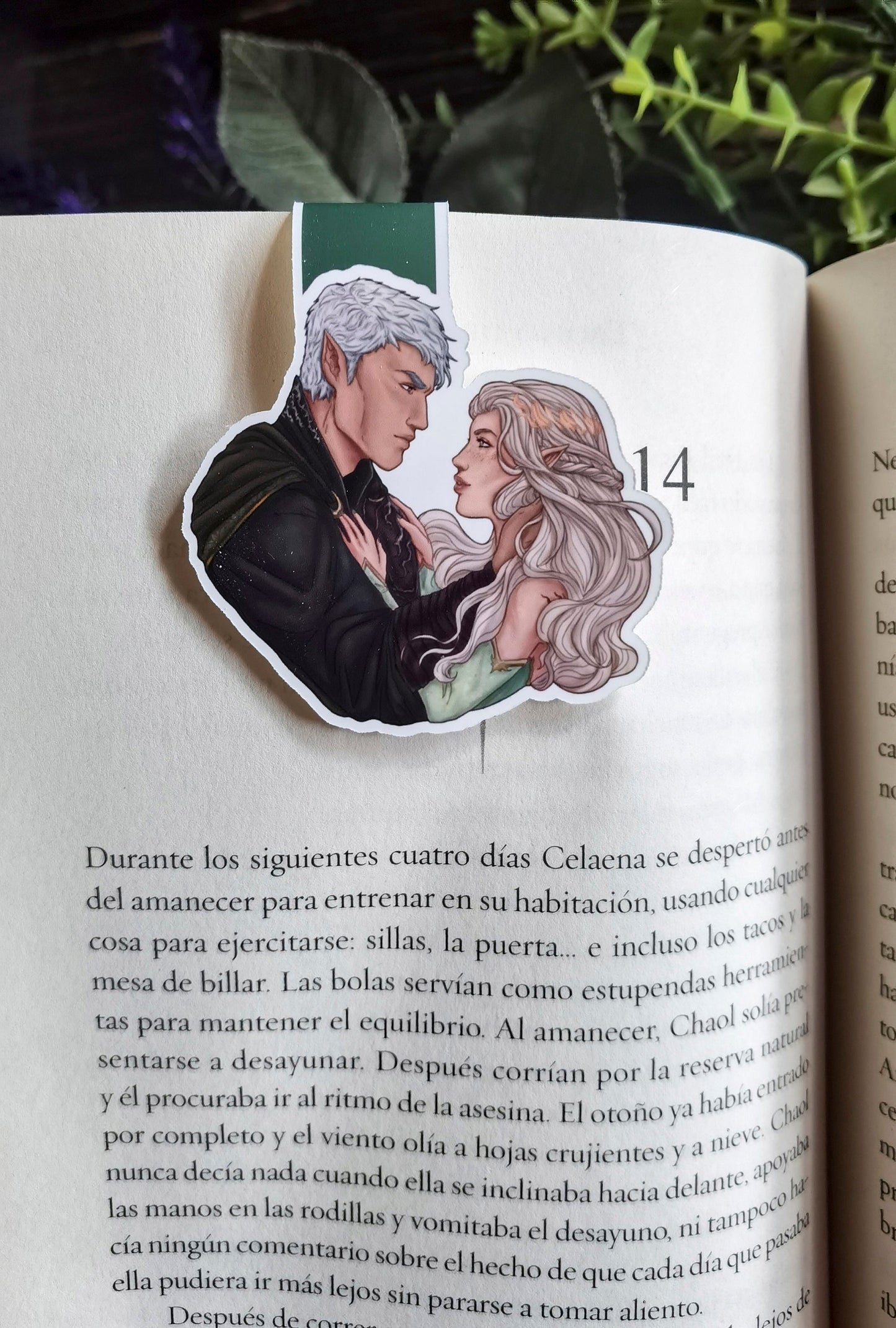 ROWAELIN - Throne of Glass Rowan & Aelin licensed bookmark
