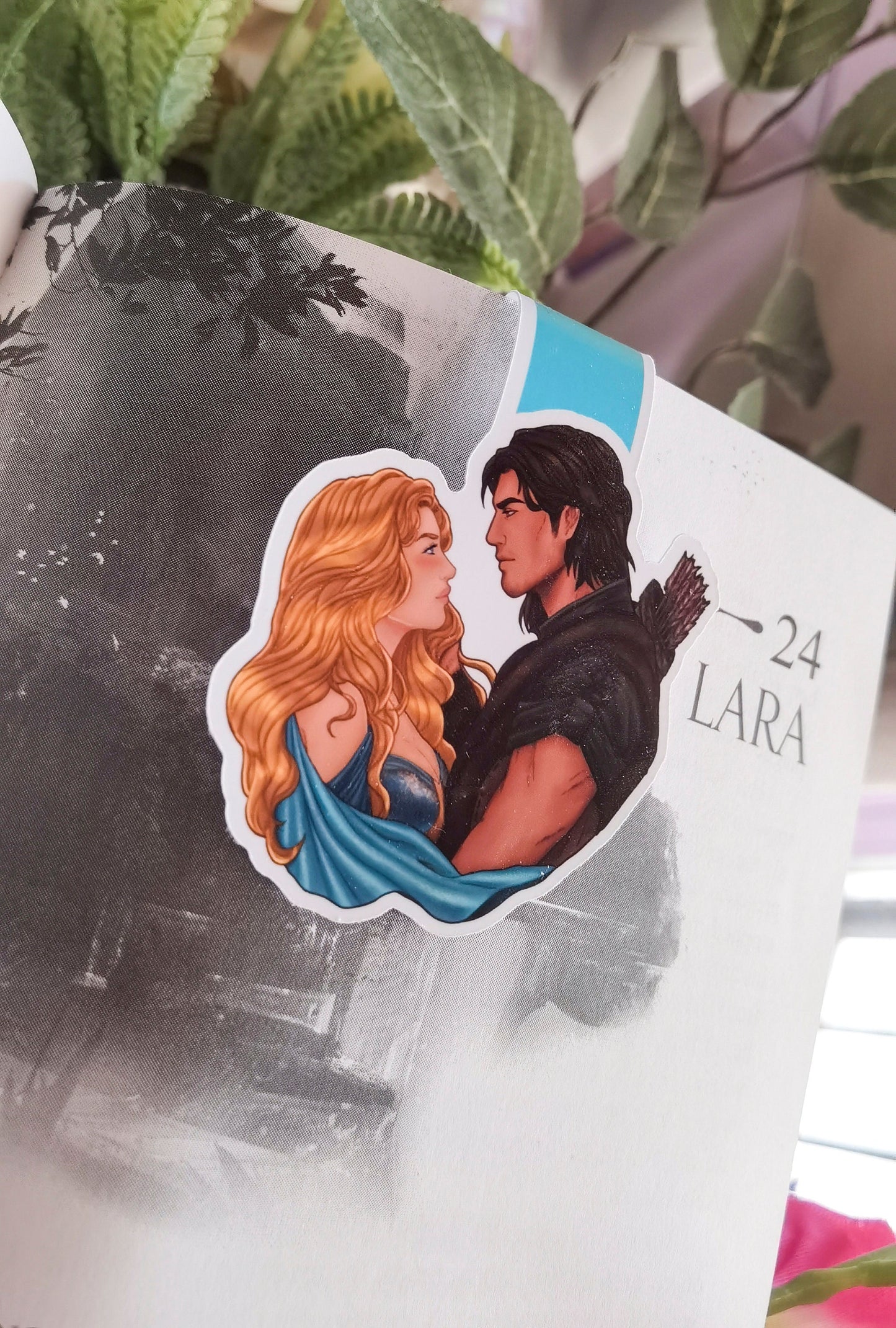 THE BRIDGE KINGDOM Lara x Aren Magnetic bookmark with official license (Laren)