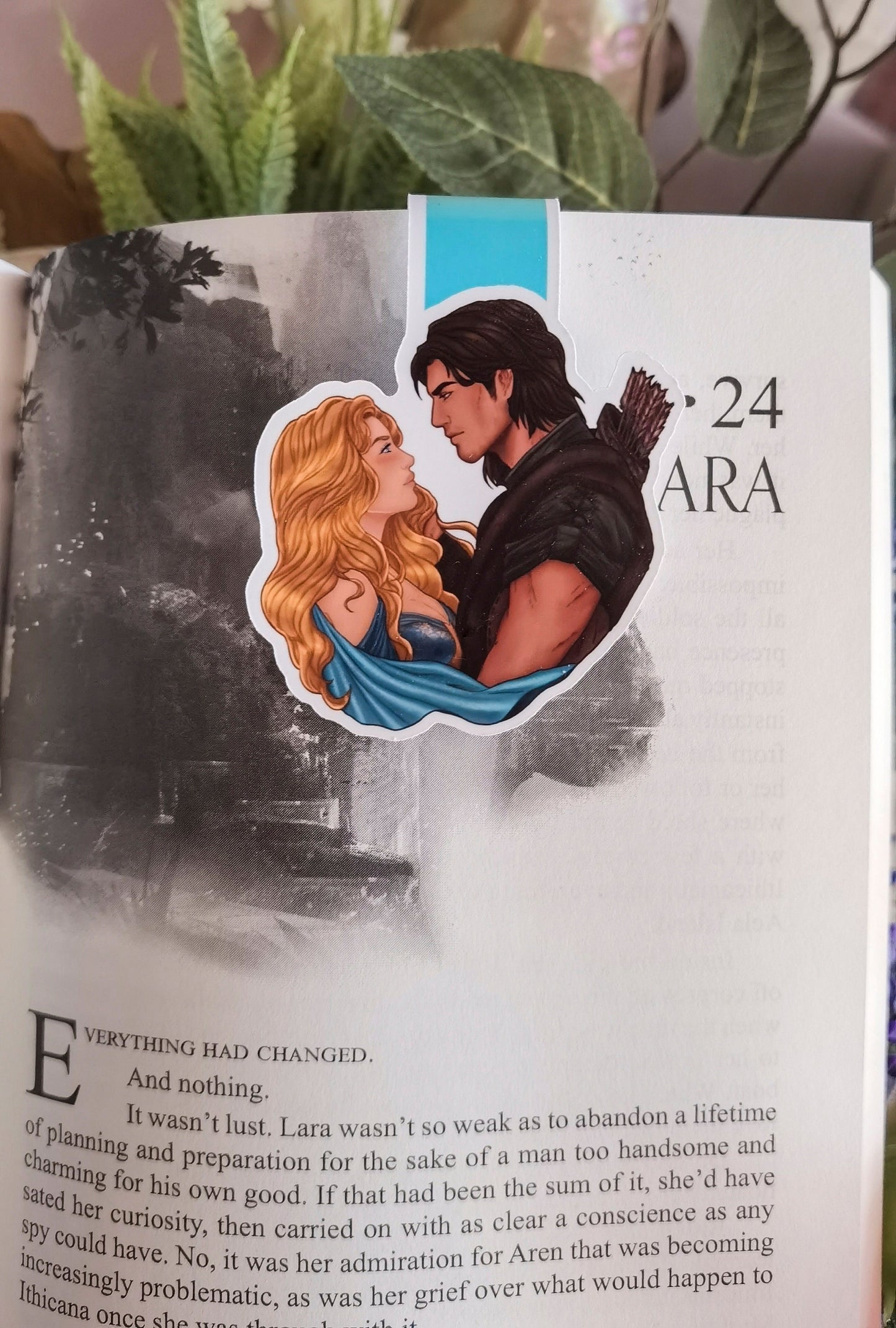 THE BRIDGE KINGDOM Lara x Aren Magnetic bookmark with official license (Laren)