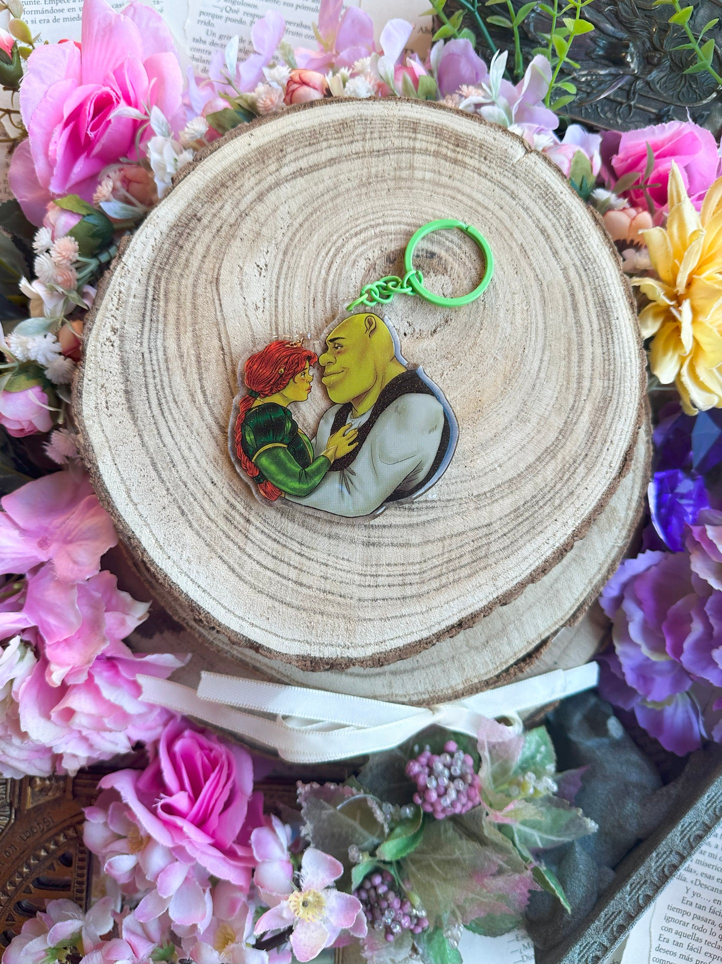 ELRIEL - Azriel & Elain - ACOMAF - ACOWAR - A Court of Thorns and Roses inspired transparent acrylic keychain