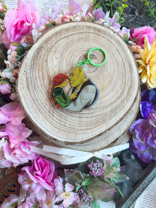 ELRIEL - Azriel & Elain - ACOMAF - ACOWAR - A Court of Thorns and Roses inspired transparent acrylic keychain