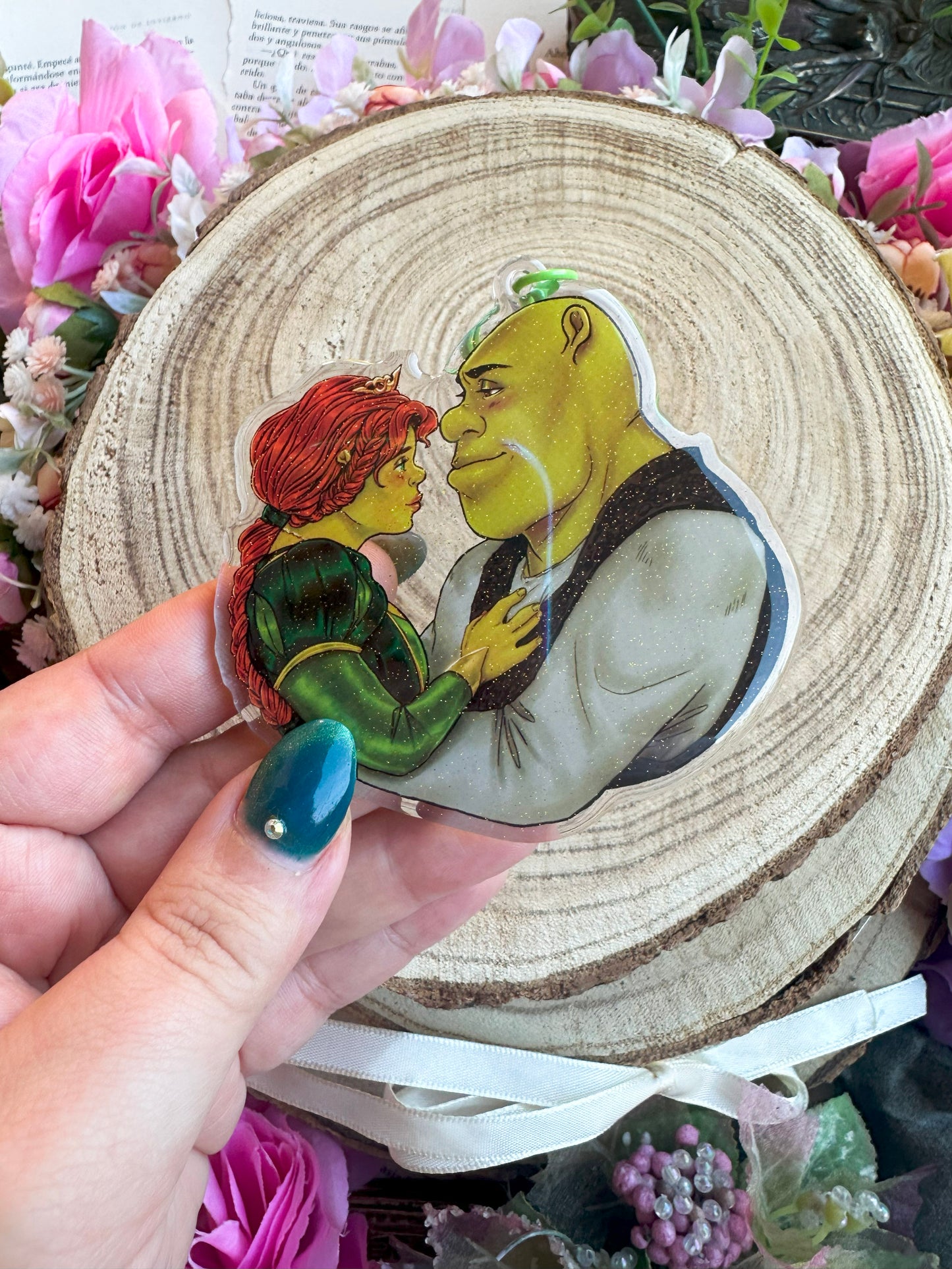ELRIEL - Azriel & Elain - ACOMAF - ACOWAR - A Court of Thorns and Roses inspired transparent acrylic keychain