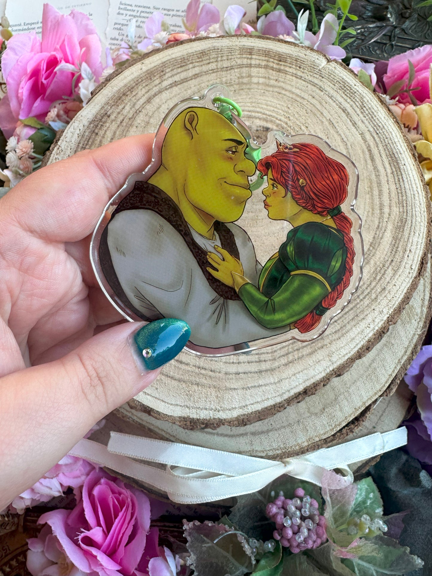ELRIEL - Azriel & Elain - ACOMAF - ACOWAR - A Court of Thorns and Roses inspired transparent acrylic keychain