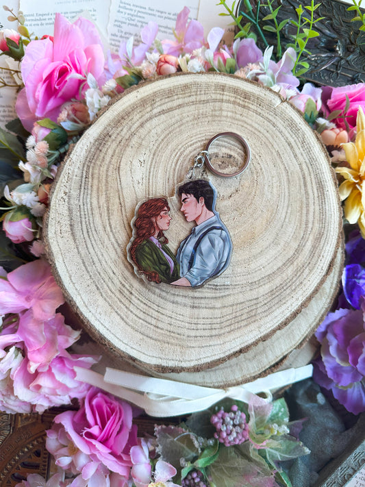 ELRIEL - Azriel & Elain - ACOMAF - ACOWAR - A Court of Thorns and Roses inspired transparent acrylic keychain