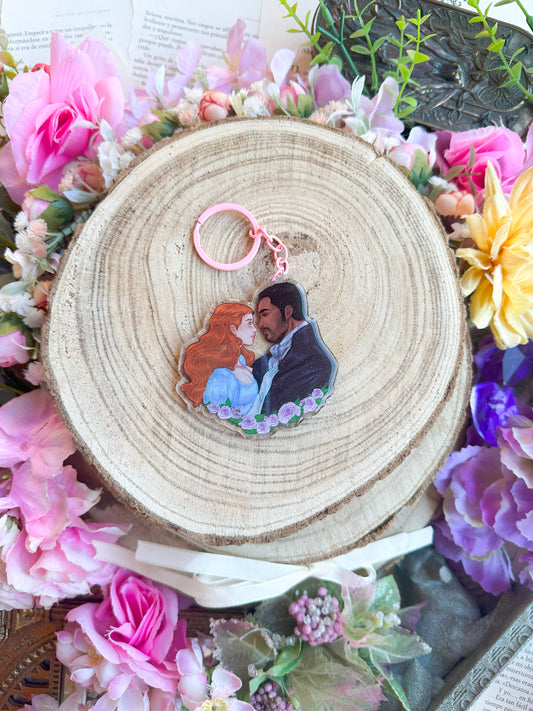 ELRIEL - Azriel & Elain - ACOMAF - ACOWAR - A Court of Thorns and Roses inspired transparent acrylic keychain