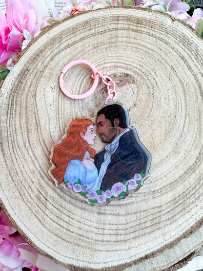ELRIEL - Azriel & Elain - ACOMAF - ACOWAR - A Court of Thorns and Roses inspired transparent acrylic keychain