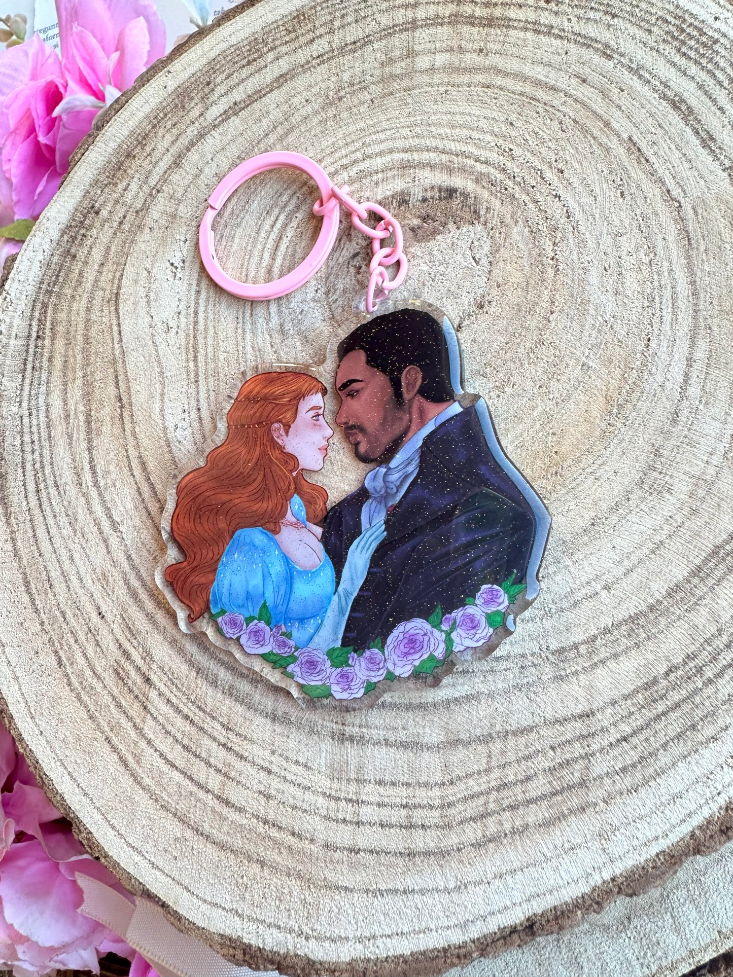 ELRIEL - Azriel & Elain - ACOMAF - ACOWAR - A Court of Thorns and Roses inspired transparent acrylic keychain
