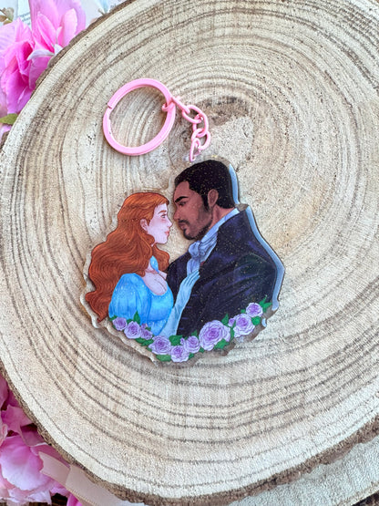 ELRIEL - Azriel & Elain - ACOMAF - ACOWAR - A Court of Thorns and Roses inspired transparent acrylic keychain