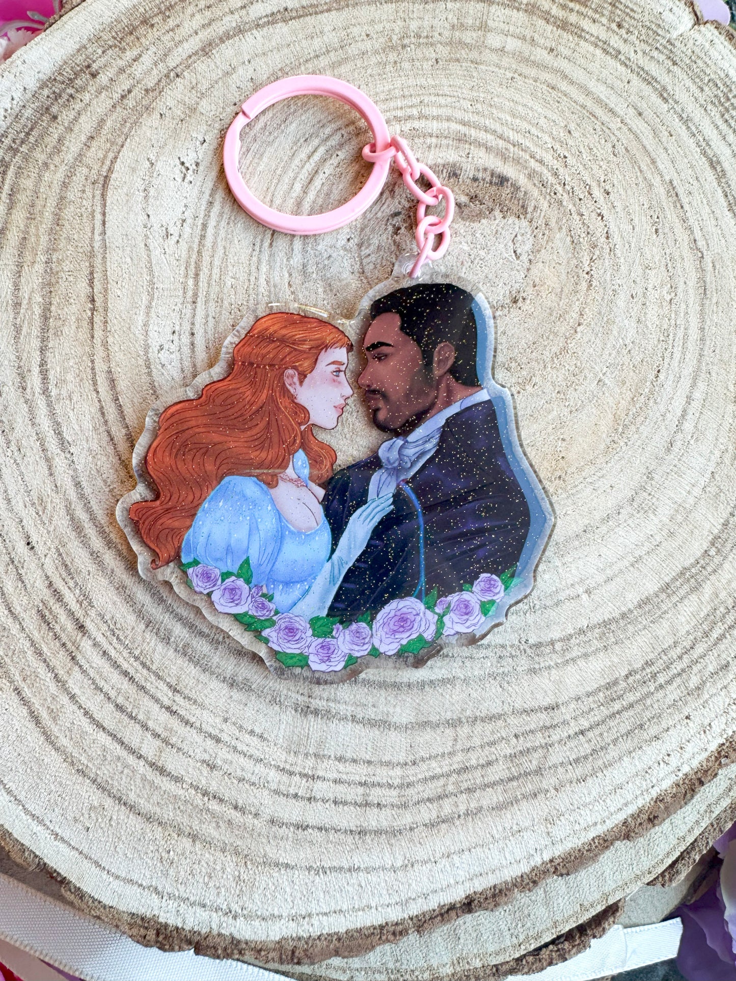 ELRIEL - Azriel & Elain - ACOMAF - ACOWAR - A Court of Thorns and Roses inspired transparent acrylic keychain