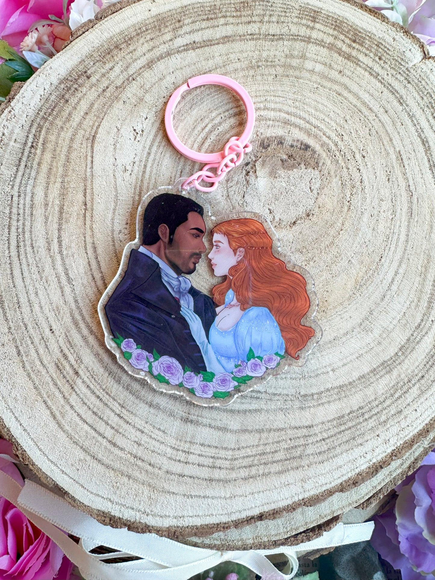 ELRIEL - Azriel & Elain - ACOMAF - ACOWAR - A Court of Thorns and Roses inspired transparent acrylic keychain