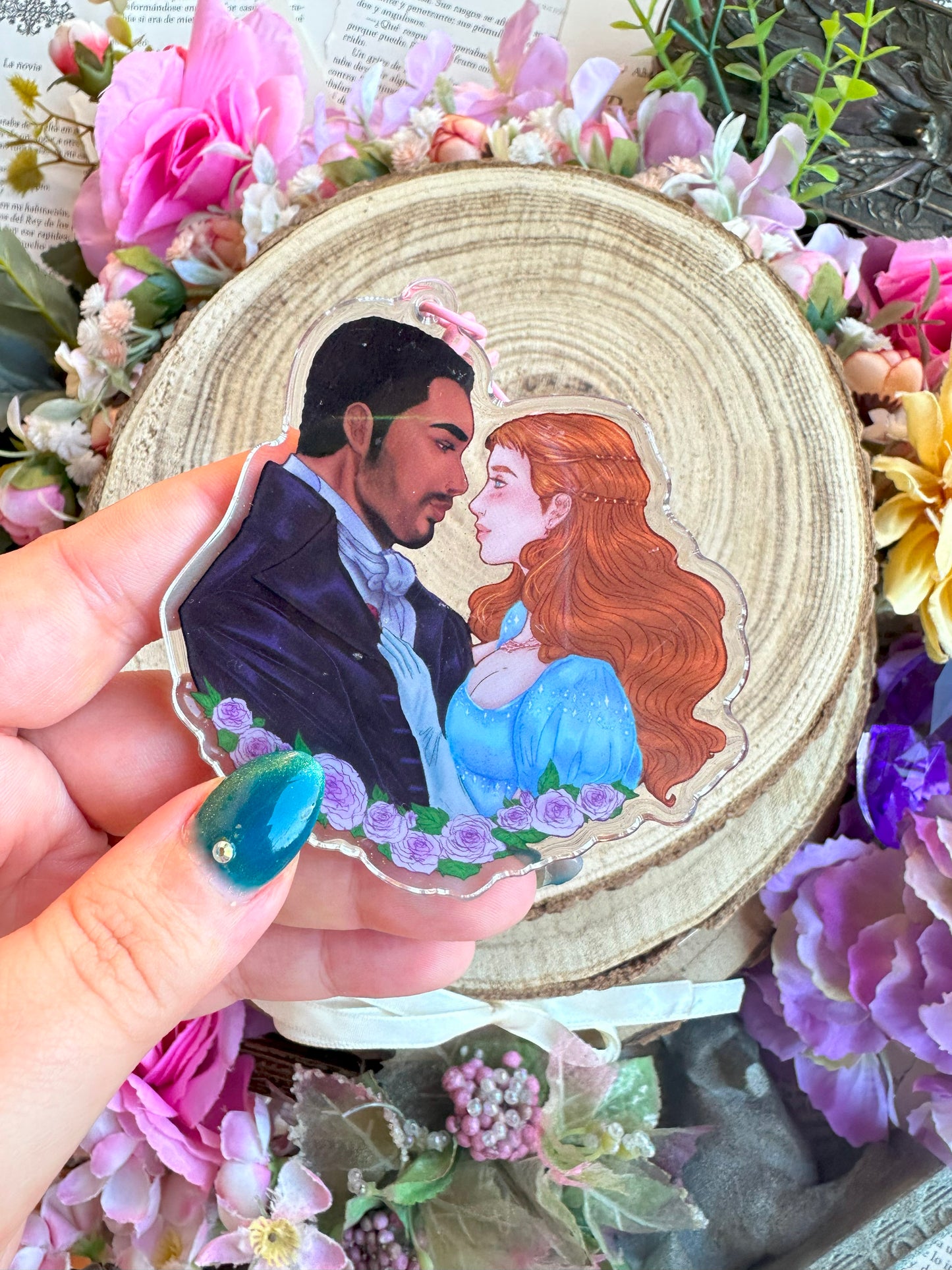 ELRIEL - Azriel & Elain - ACOMAF - ACOWAR - A Court of Thorns and Roses inspired transparent acrylic keychain