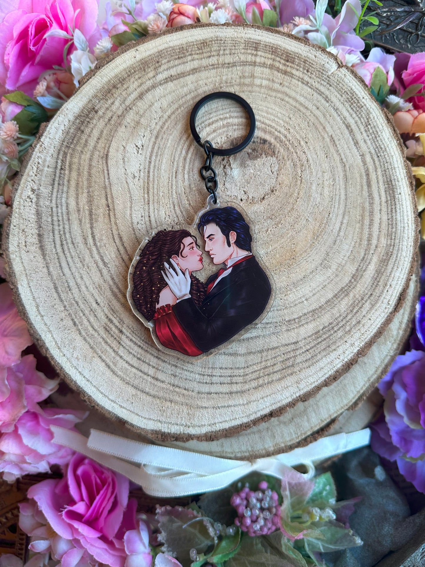 ELRIEL - Azriel & Elain - ACOMAF - ACOWAR - A Court of Thorns and Roses inspired transparent acrylic keychain
