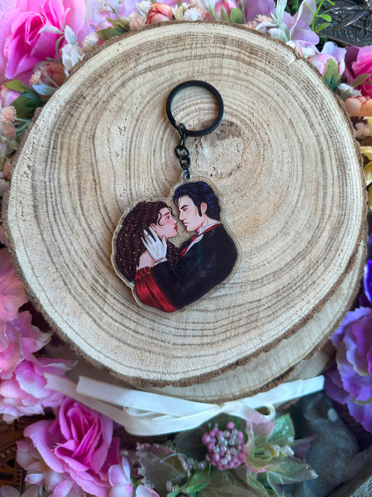 ELRIEL - Azriel & Elain - ACOMAF - ACOWAR - A Court of Thorns and Roses inspired transparent acrylic keychain