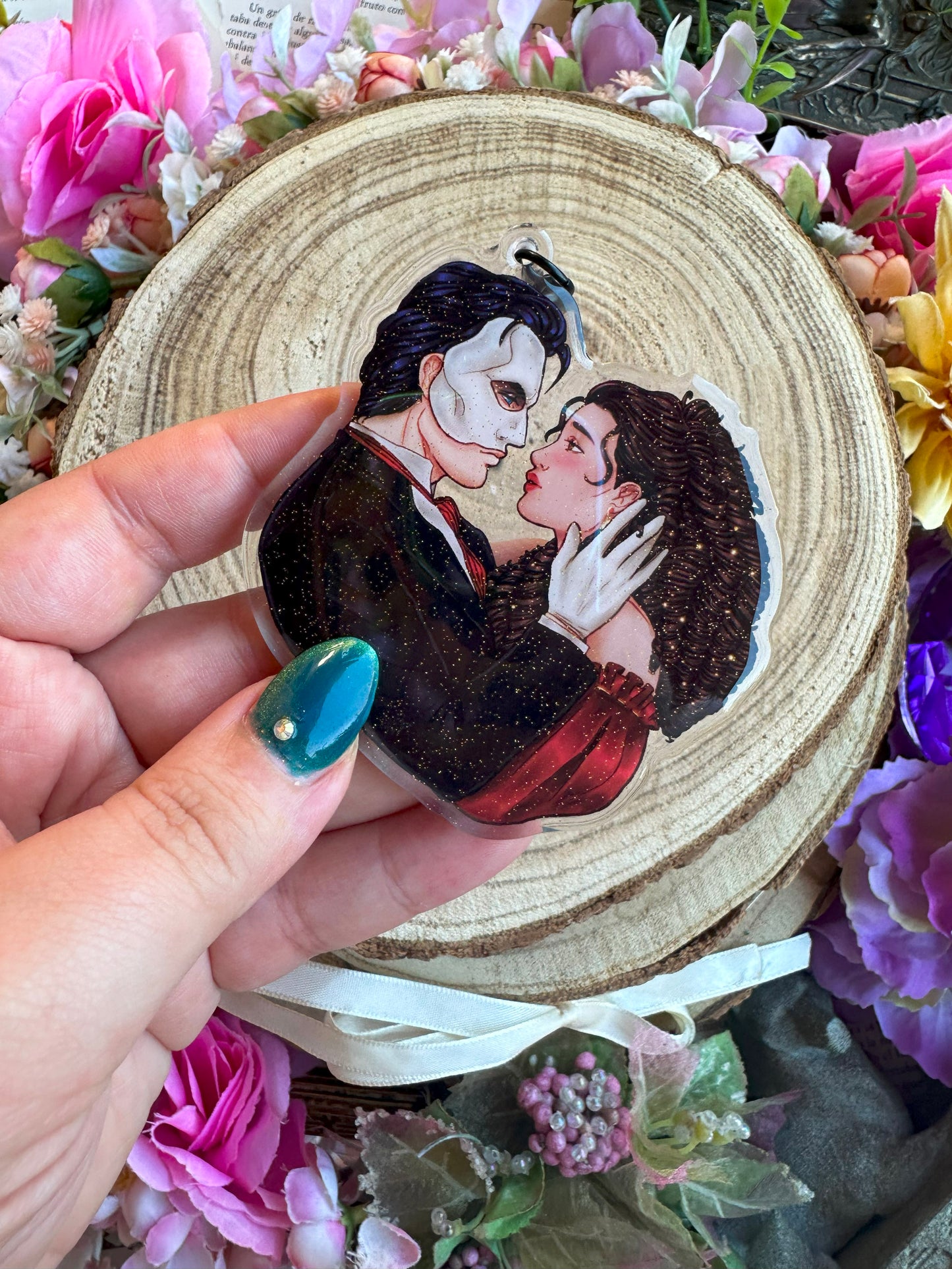 ELRIEL - Azriel & Elain - ACOMAF - ACOWAR - A Court of Thorns and Roses inspired transparent acrylic keychain