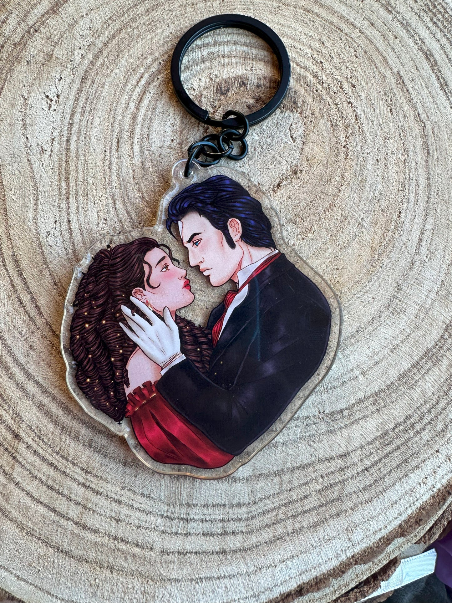 ELRIEL - Azriel & Elain - ACOMAF - ACOWAR - A Court of Thorns and Roses inspired transparent acrylic keychain