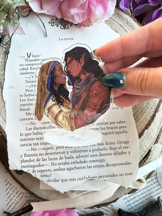 A Deal with the Elf King [Official License] Luella and Eldas married to Magic Mini Standee (Lueldas)