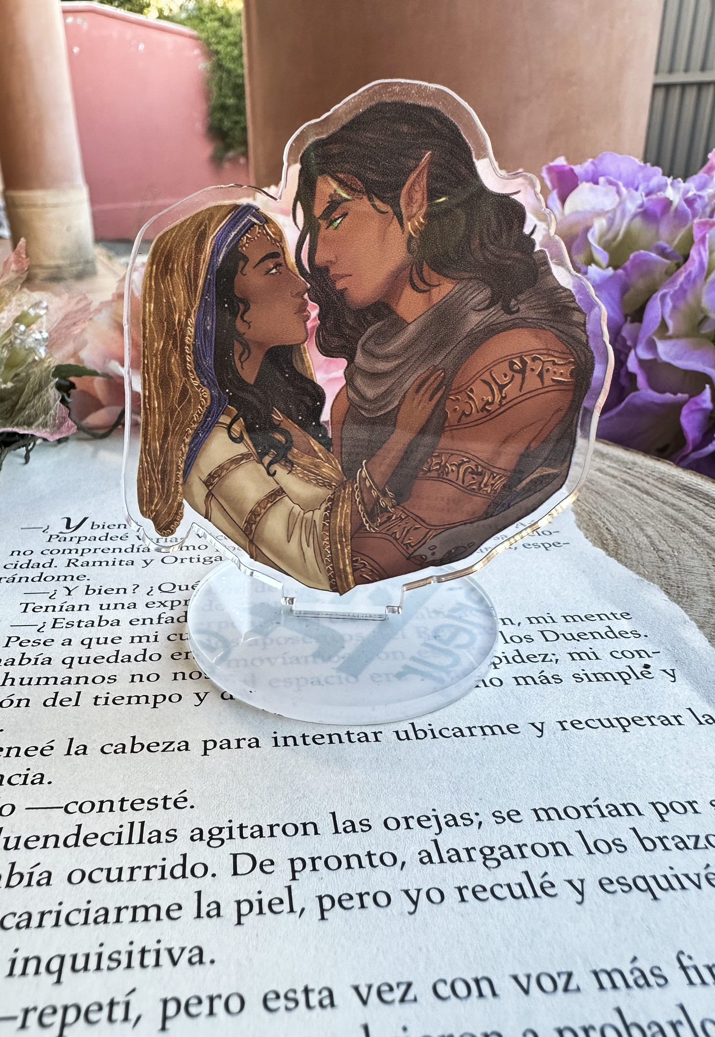 A Deal with the Elf King [Official License] Luella and Eldas married to Magic Mini Standee (Lueldas)