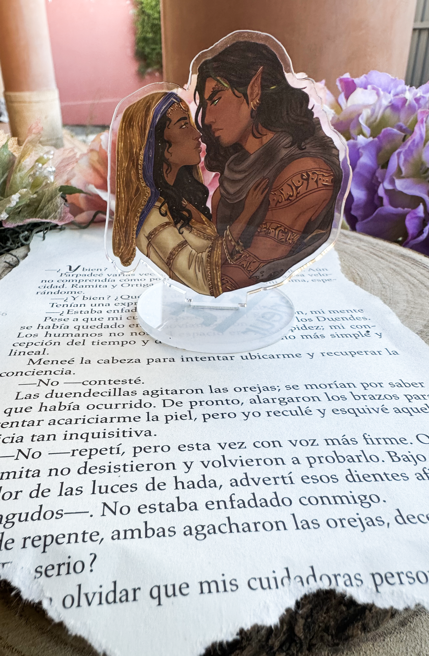 A Deal with the Elf King [Official License] Luella and Eldas married to Magic Mini Standee (Lueldas)