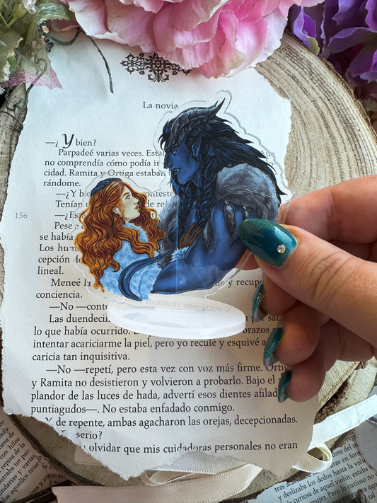 A Deal with the Elf King [Official License] Luella and Eldas married to Magic Mini Standee (Lueldas)