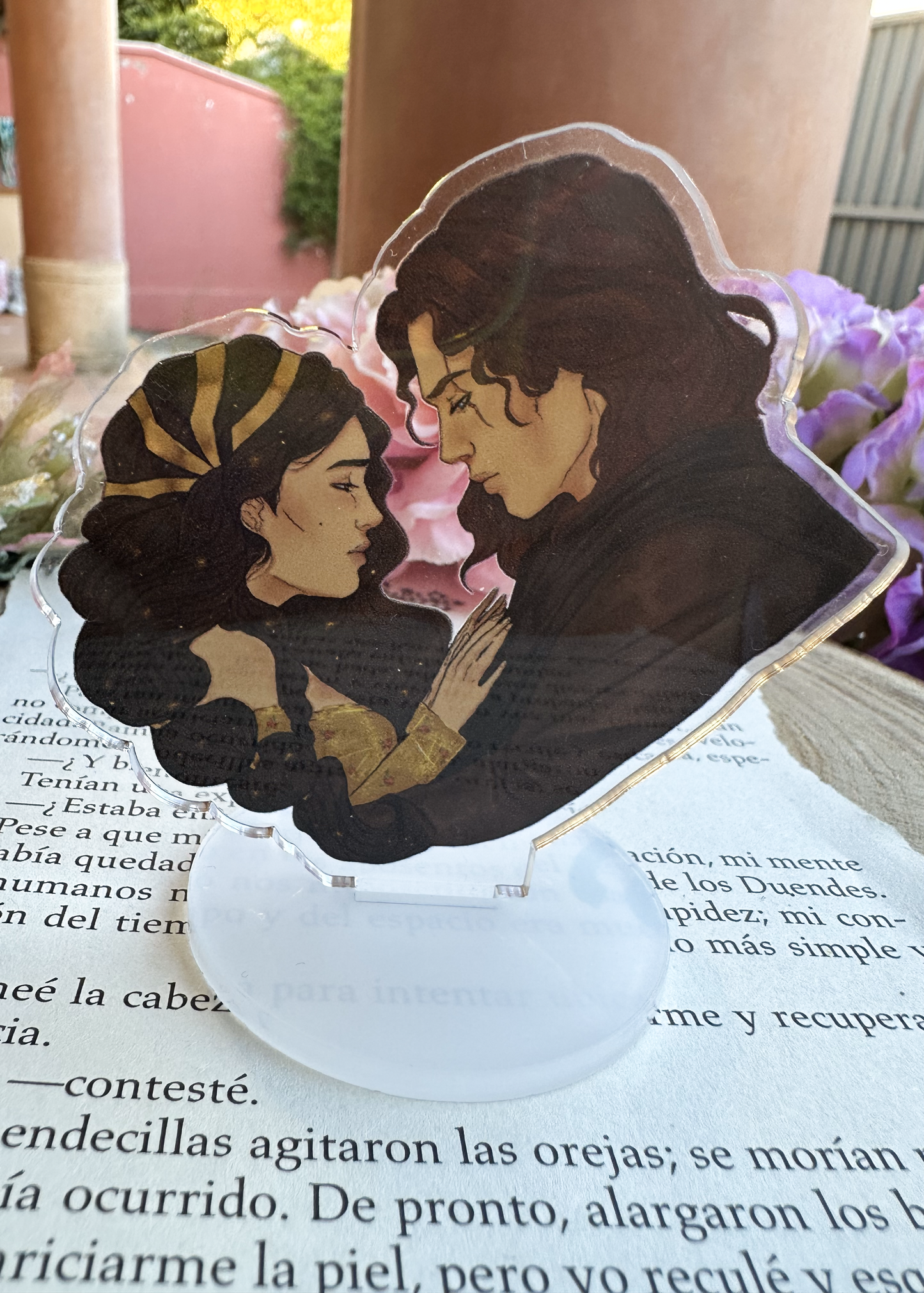 A Deal with the Elf King [Official License] Luella and Eldas married to Magic Mini Standee (Lueldas)
