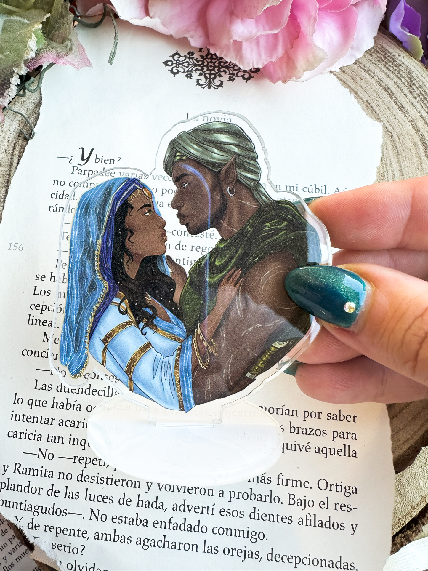 A Deal with the Elf King [Official License] Luella and Eldas married to Magic Mini Standee (Lueldas)