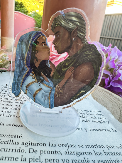 A Deal with the Elf King [Official License] Luella and Eldas married to Magic Mini Standee (Lueldas)