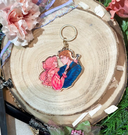 ELRIEL - Azriel & Elain - ACOMAF - ACOWAR - A Court of Thorns and Roses inspired transparent acrylic keychain