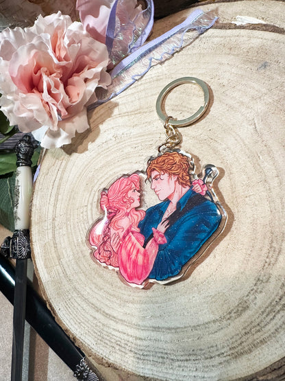 ELRIEL - Azriel & Elain - ACOMAF - ACOWAR - A Court of Thorns and Roses inspired transparent acrylic keychain