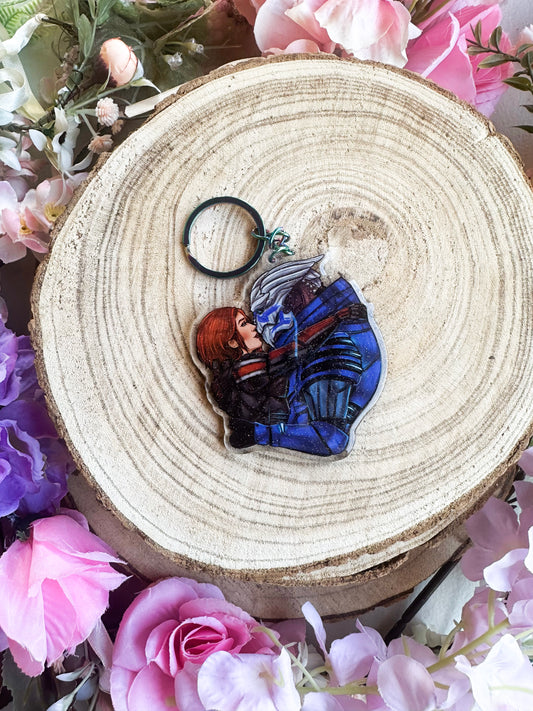 ELRIEL - Azriel & Elain - ACOMAF - ACOWAR - A Court of Thorns and Roses inspired transparent acrylic keychain