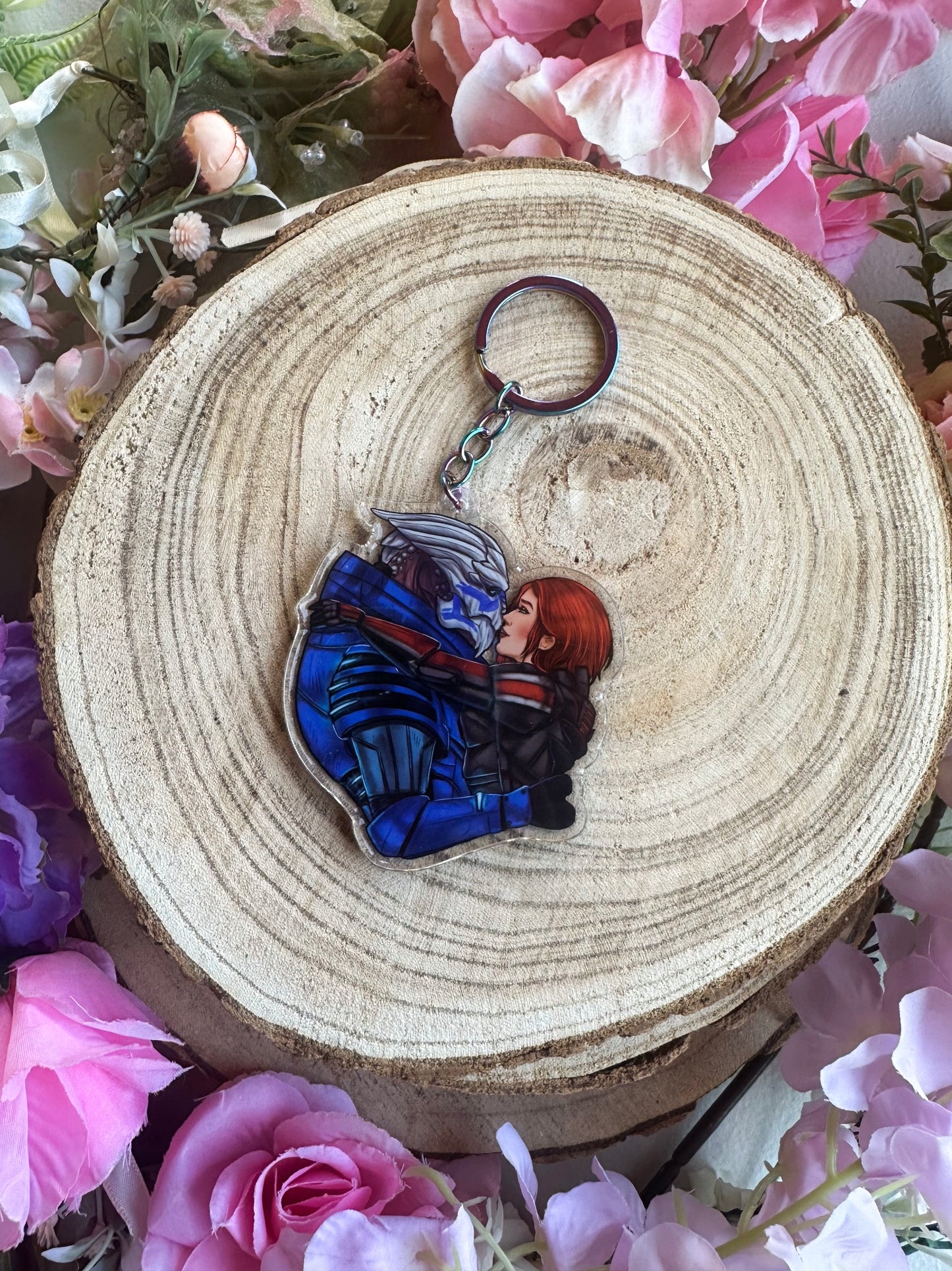 ELRIEL - Azriel & Elain - ACOMAF - ACOWAR - A Court of Thorns and Roses inspired transparent acrylic keychain