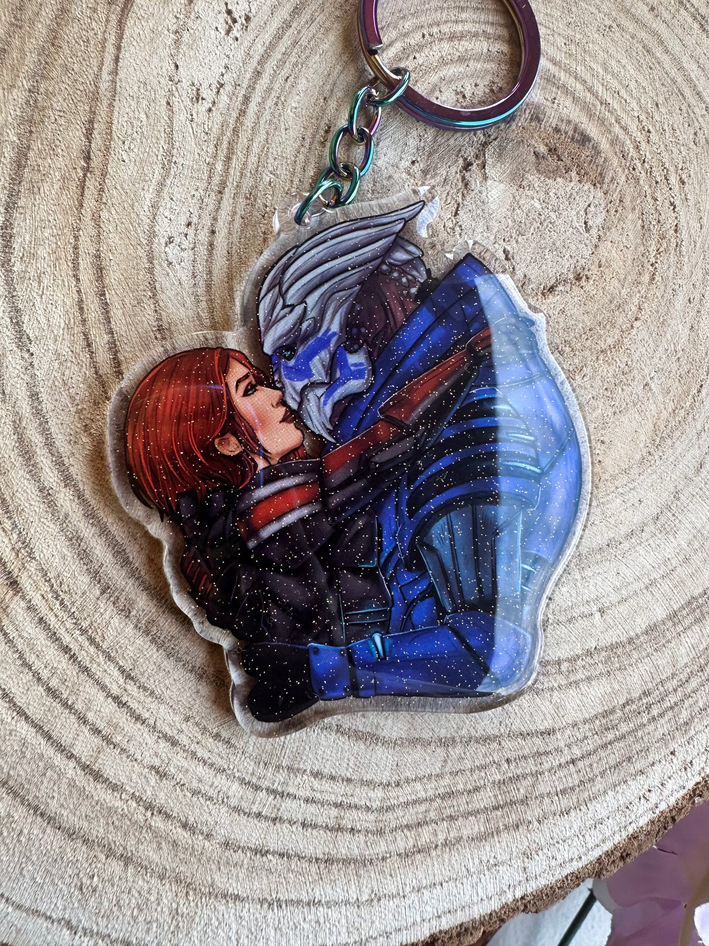 ELRIEL - Azriel & Elain - ACOMAF - ACOWAR - A Court of Thorns and Roses inspired transparent acrylic keychain