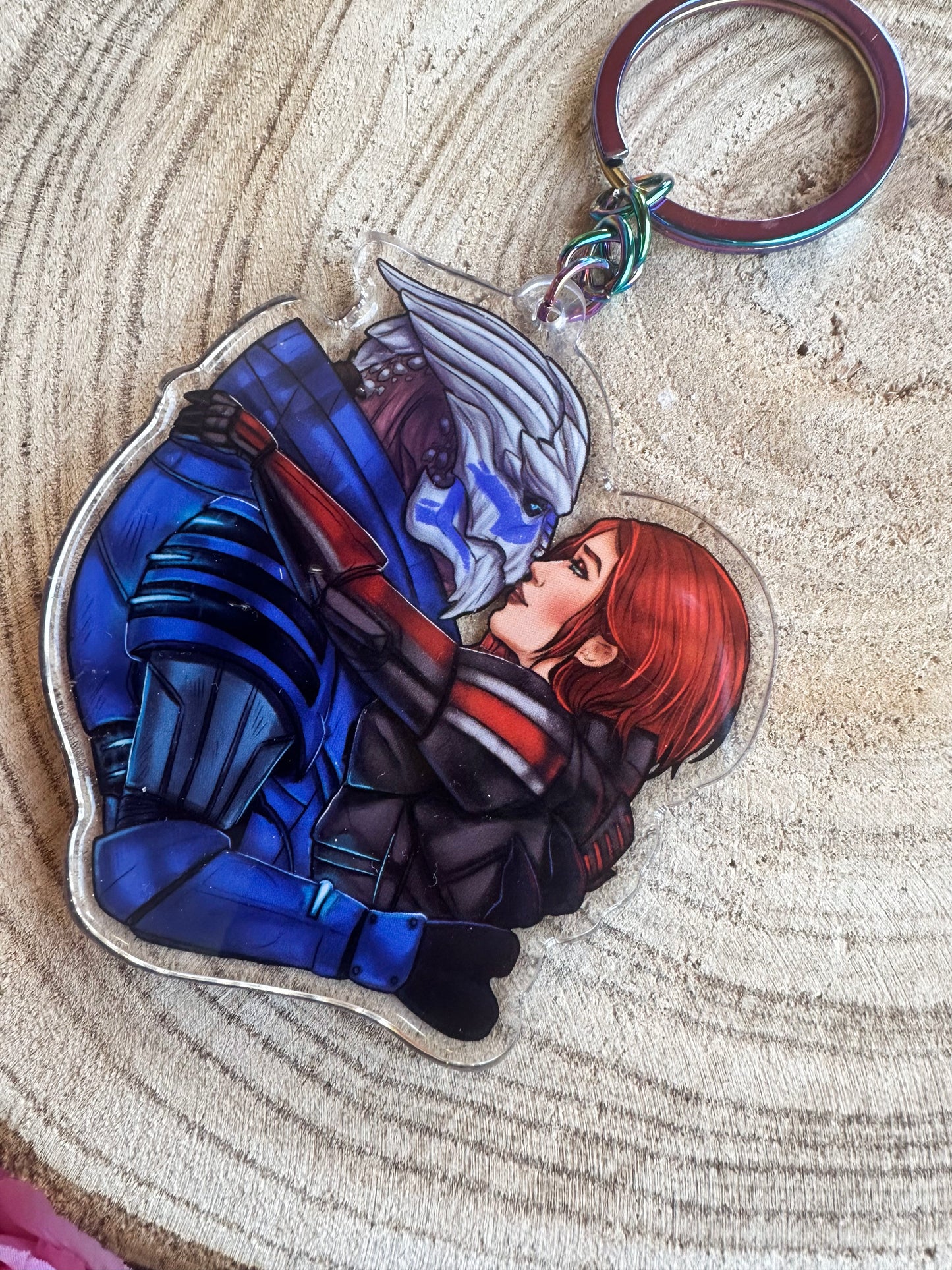 ELRIEL - Azriel & Elain - ACOMAF - ACOWAR - A Court of Thorns and Roses inspired transparent acrylic keychain