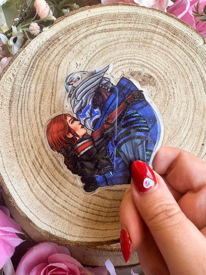 ELRIEL - Azriel & Elain - ACOMAF - ACOWAR - A Court of Thorns and Roses inspired transparent acrylic keychain