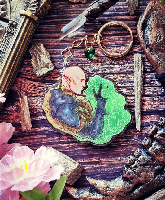 ELRIEL - Azriel & Elain - ACOMAF - ACOWAR - A Court of Thorns and Roses inspired transparent acrylic keychain