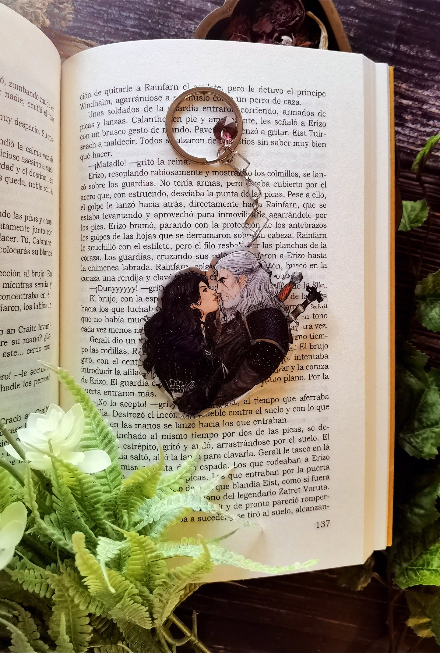 ELRIEL - Azriel & Elain - ACOMAF - ACOWAR - A Court of Thorns and Roses inspired transparent acrylic keychain
