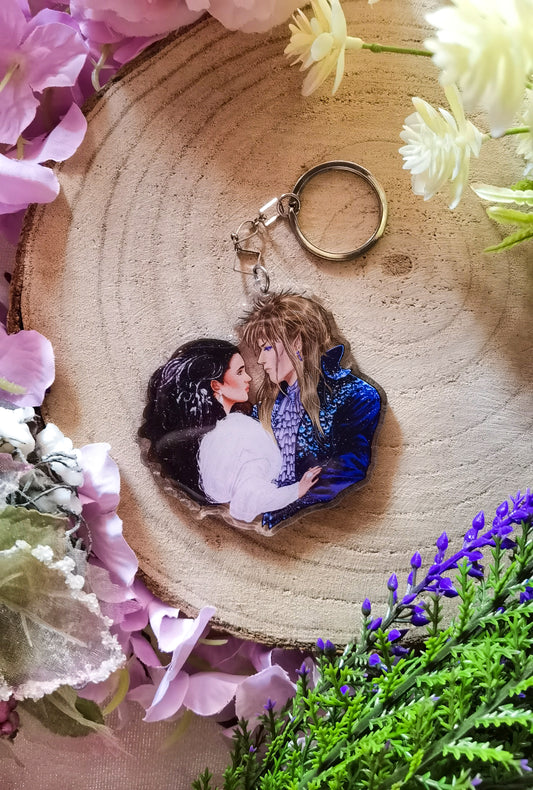 ELRIEL - Azriel & Elain - ACOMAF - ACOWAR - A Court of Thorns and Roses inspired transparent acrylic keychain