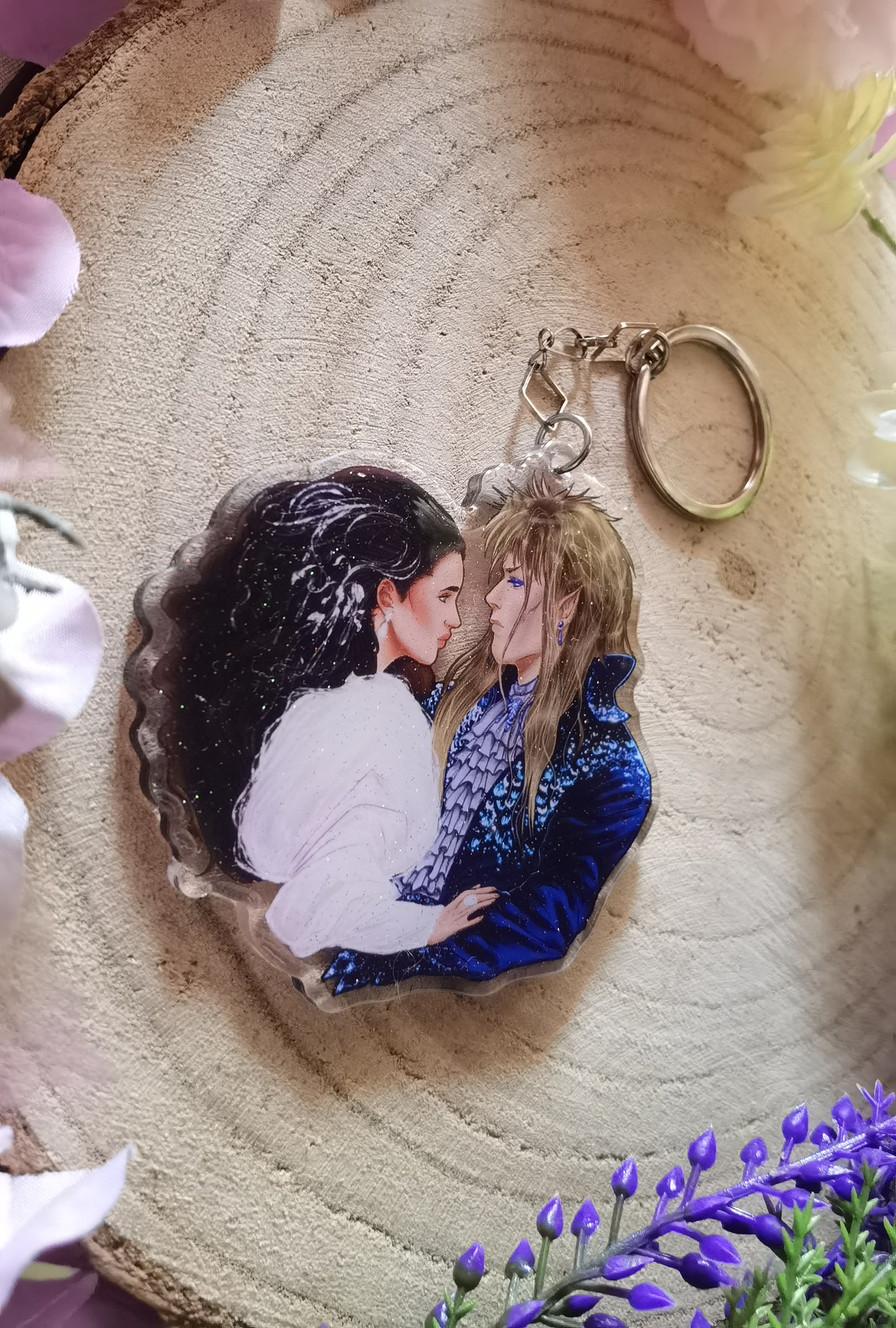 ELRIEL - Azriel & Elain - ACOMAF - ACOWAR - A Court of Thorns and Roses inspired transparent acrylic keychain
