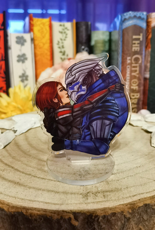 [Mass Effect] Garrus & Shepard Mini Standee (Shakarian)