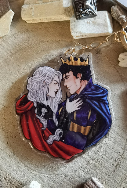ELRIEL - Azriel & Elain - ACOMAF - ACOWAR - A Court of Thorns and Roses inspired transparent acrylic keychain