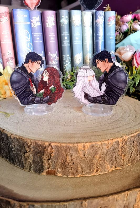 [From Blood and Ash] Poppy & Casteel Mini Standee