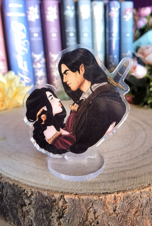 [Trono de Cristal] Lorcan & Elide Mini Standee (Elorcan)