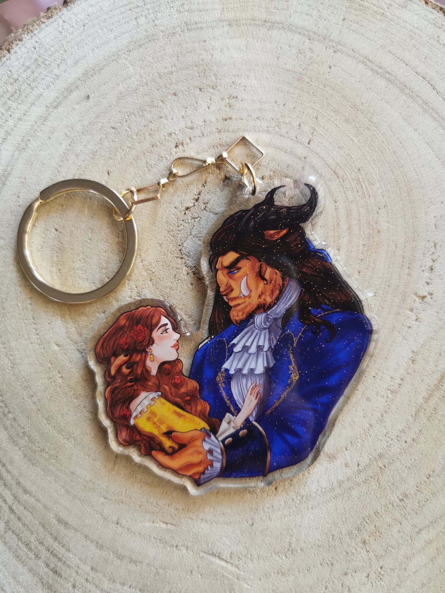 ELRIEL - Azriel & Elain - ACOMAF - ACOWAR - A Court of Thorns and Roses inspired transparent acrylic keychain