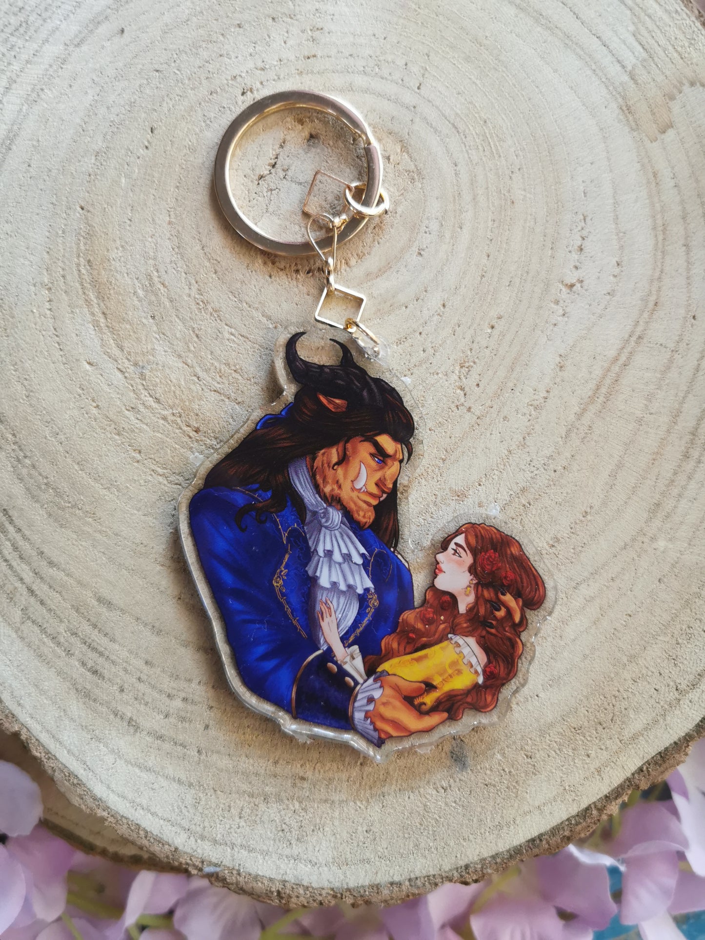 ELRIEL - Azriel & Elain - ACOMAF - ACOWAR - A Court of Thorns and Roses inspired transparent acrylic keychain