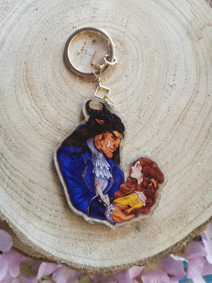 ELRIEL - Azriel & Elain - ACOMAF - ACOWAR - A Court of Thorns and Roses inspired transparent acrylic keychain