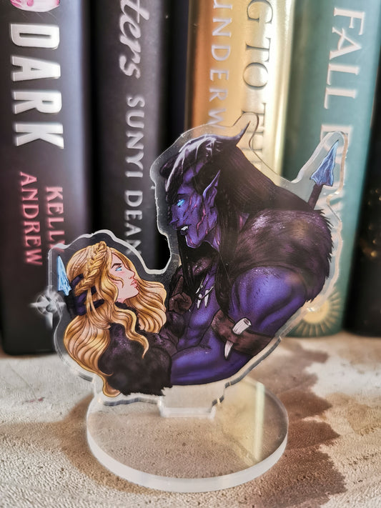 [ICE PLANET BARBARIANS] Liz & Rahoosh Mini Standee (Barbarian Alien)