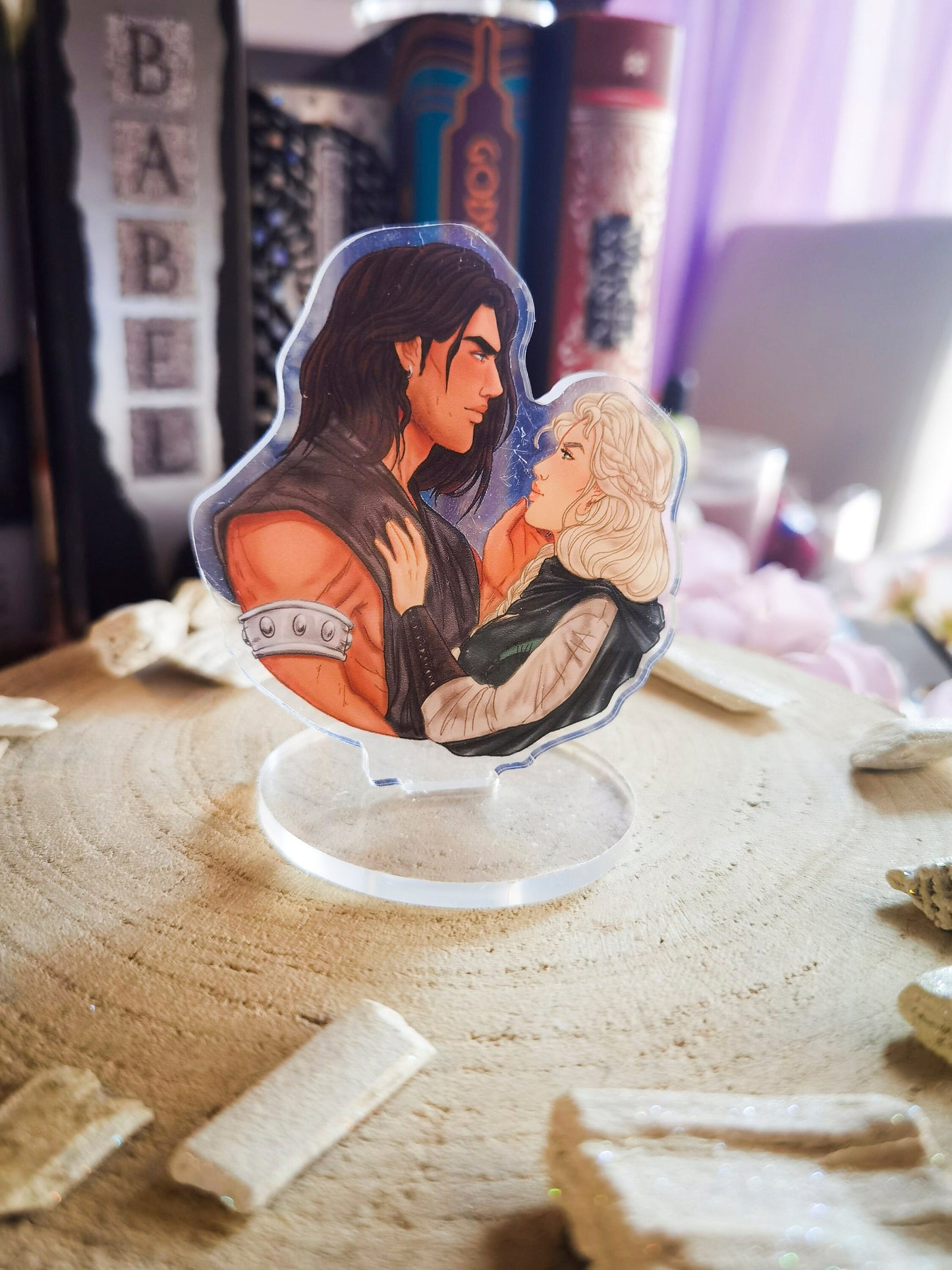 A Deal with the Elf King [Official License] Luella and Eldas married to Magic Mini Standee (Lueldas)